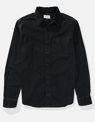 Мужские рубашки American Eagle AE Denim Shirt — фото 3