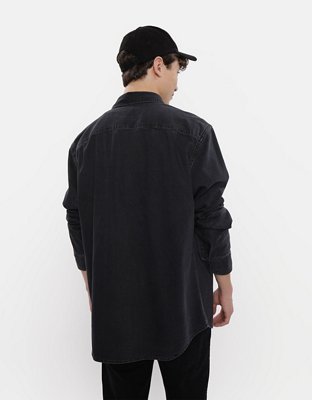 Мужские рубашки American Eagle AE Denim Shirt — фото 2