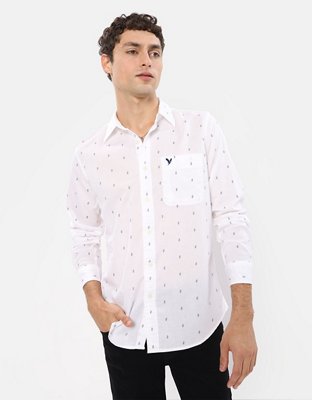 AE Slim Fit Everyday Oxford Button-Up Shirt