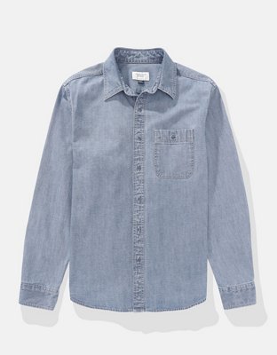 AE Camisa de Denim con Botones