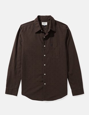 AE Printed Slim Fit Everyday Button-Up Shirt