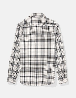AE Everyday Camisa Slim Fit de Diseño Escocés con Botones
