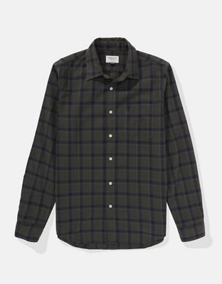 AE Plaid Slim Fit Everyday Button-Up Shirt