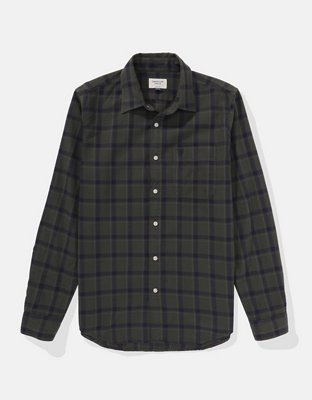 AE Plaid Slim Fit Everyday Button-Up Shirt