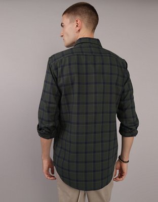 AE Plaid Slim Fit Everyday Button-Up Shirt