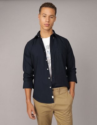 AE Camisa Everyday Slim Fit con botones