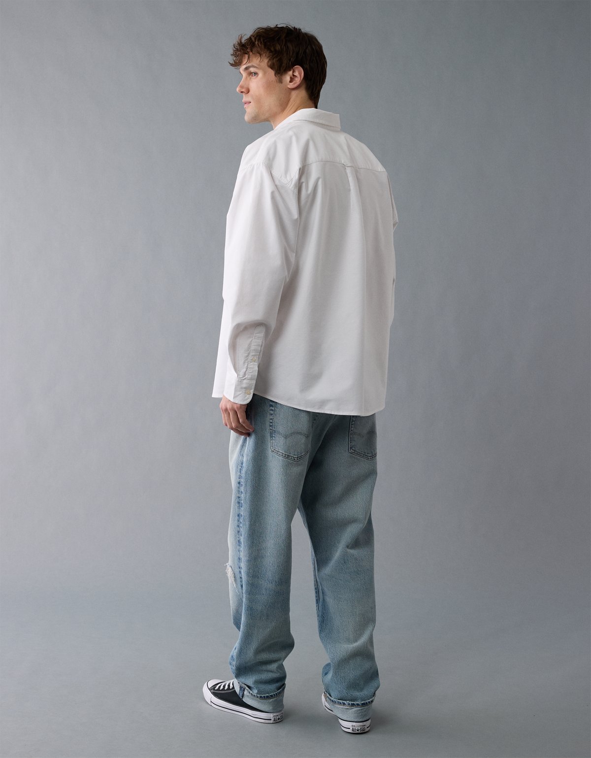 AE Everyday Relaxed Oxford Button-Up Shirt - image 2