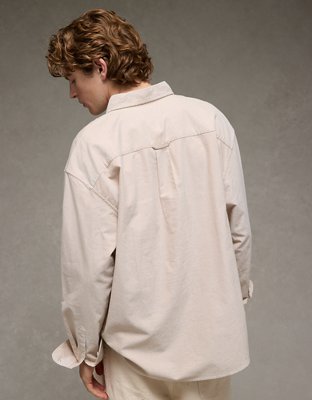 AE Everyday Relaxed Oxford Button-Up Shirt