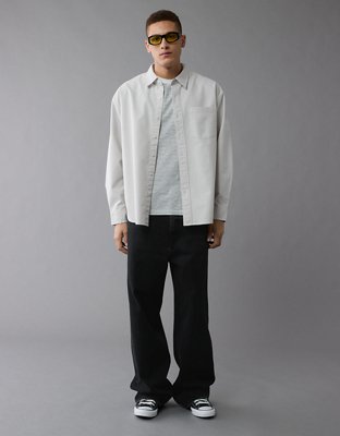 AE Everyday Relaxed Oxford Button-Up Shirt