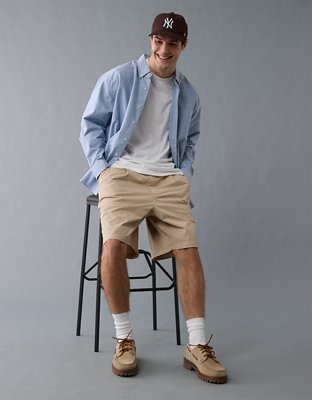 AE Everyday Relaxed Oxford Button-Up Shirt