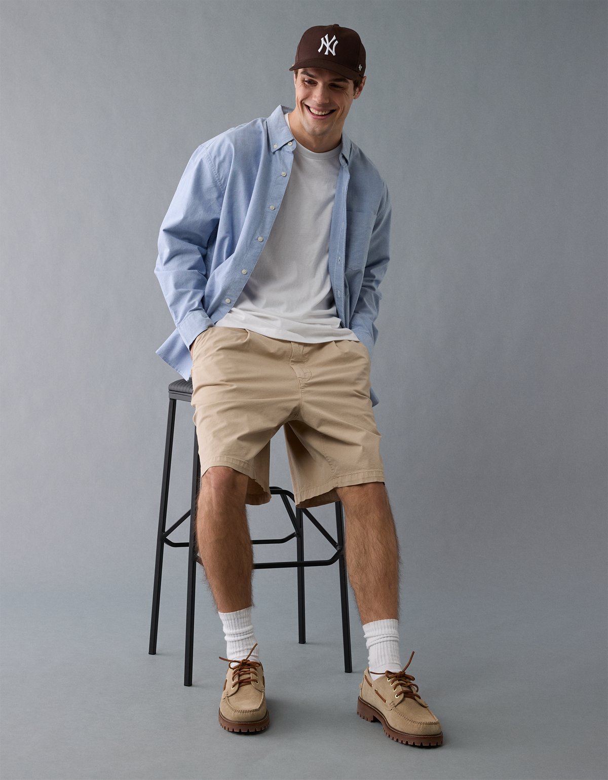 AE Everyday Classic Fit Oxford Button-Up Shirt - image 2
