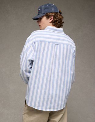 AE Everyday Relaxed Oxford Button-Up Shirt