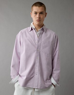 AE Everyday Relaxed Oxford Button-Up Shirt