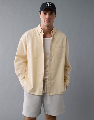 AE Everyday Relaxed Oxford Button-Up Shirt