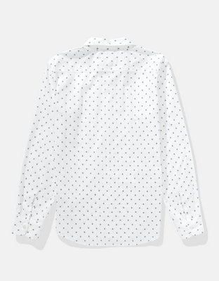 AE Everyday Camisa Slim Fit Estampada con Botones