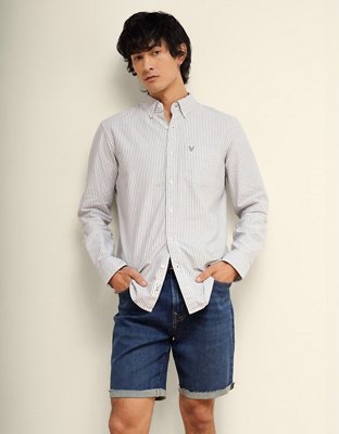 AE Everyday Slim Oxford Button-Up Shirt
