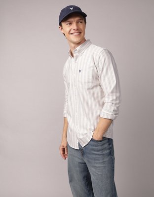 AE Everyday Slim Oxford Button-Up Shirt