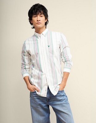 AE Everyday Slim Oxford Button-Up Shirt