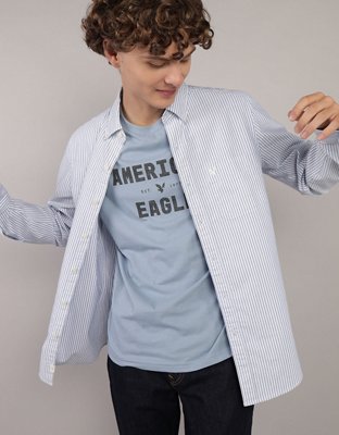 AE Everyday Slim Oxford Button-Up Shirt