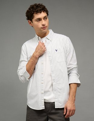 AE Everyday Slim Oxford Button-Up Shirt