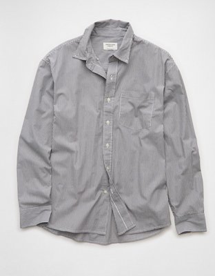 AE Everyday Relaxed Poplin Button-Up Shirt