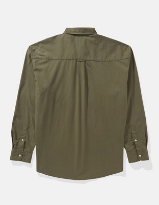 AE Everyday Camisa de Popelina Relajada con Botones
