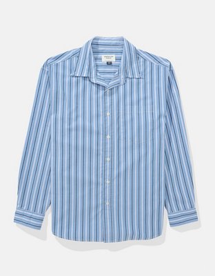 AE Everyday Relaxed Poplin Button-Up Shirt
