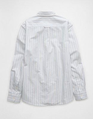 AE Everyday Oxford Striped Button-Up Shirt