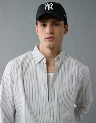 AE Everyday Oxford Striped Button-Up Shirt