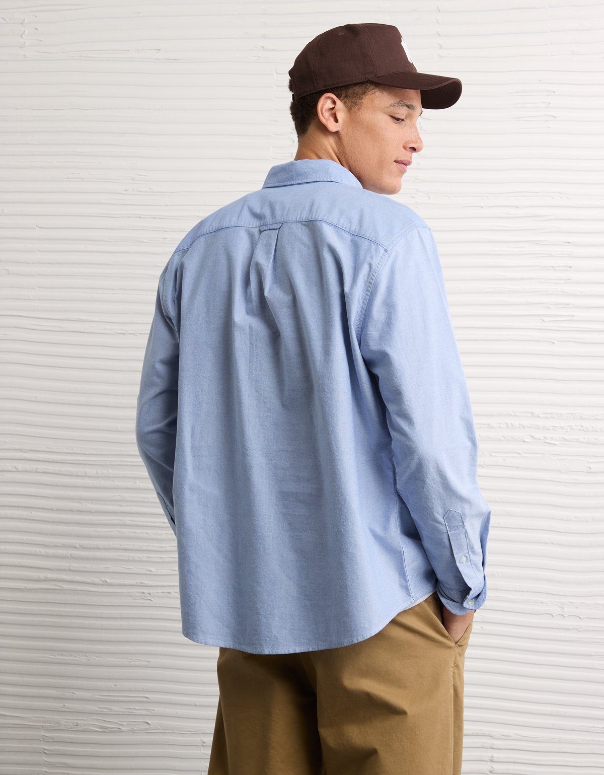 AE Everyday Oxford Striped Button-Up Shirt - image 2