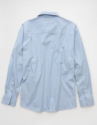 AE Everyday Relaxed Fit Poplin Button-Up Shirt