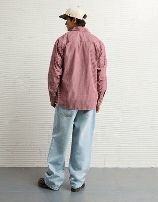 AE Everyday Relaxed Fit Poplin Button-Up Shirt