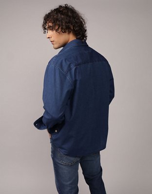 AE Relaxed Fit Denim Shirt