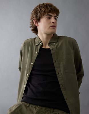 AE Everyday Poplin Button-Up Shirt