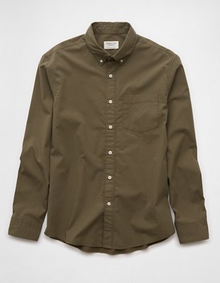 AE Everyday Poplin Button-Up Shirt