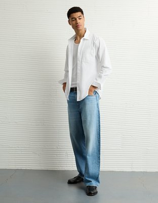 AE Everyday Classic Fit Poplin Button-Up Shirt