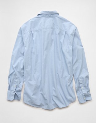 AE Everyday Relaxed Fit Poplin Button-Up Shirt