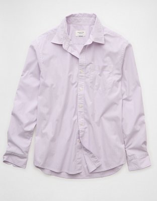 AE Everyday Relaxed Fit Poplin Button-Up Shirt