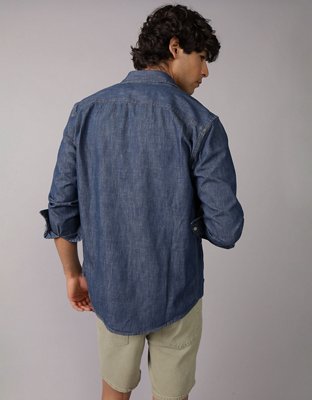 AE Long Sleeve Denim Shirt