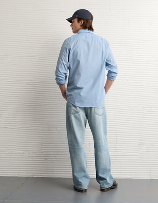 AE Everyday Slim Fit Poplin Button-Up Shirt