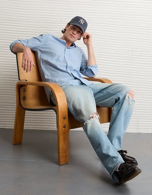 AE Everyday Slim Fit Poplin Button-Up Shirt