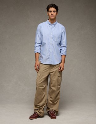 AE Everyday Slim Fit Oxford Button-Up Shirt