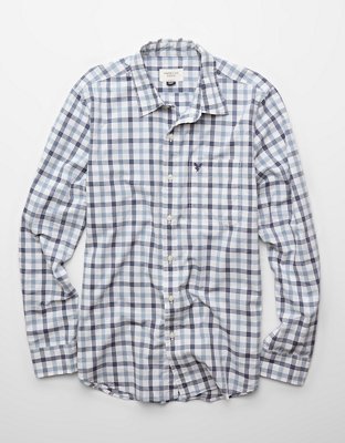 AE Slim Fit Poplin Button-Up Shirt