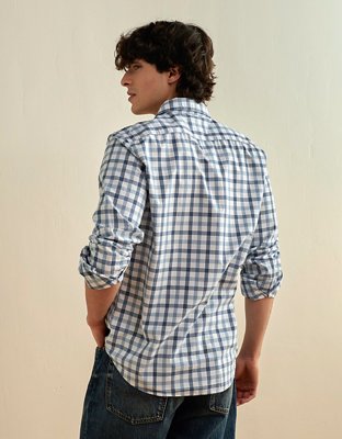AE Slim Fit Poplin Button-Up Shirt