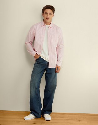 AE Slim Fit Poplin Button-Up Shirt