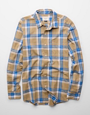 AE Slim Fit Poplin Button-Up Shirt