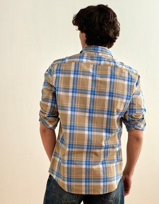 AE Slim Fit Poplin Button-Up Shirt