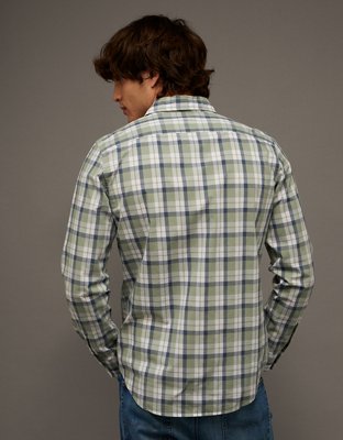 Camisa de popelina con botones AE
