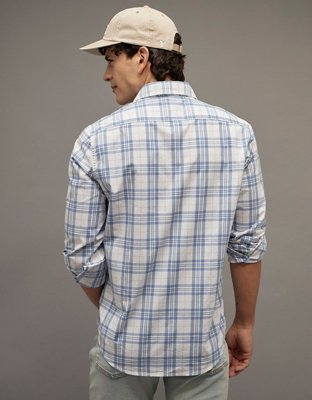 Camisa de popelina con botones AE