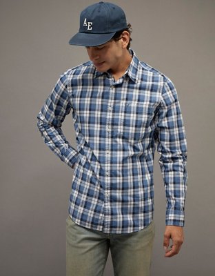 Camisa de popelina con botones AE